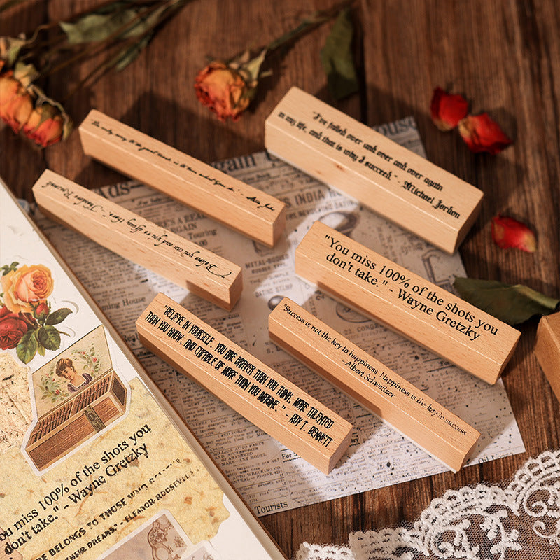 Beech Seal - Wise Language Series, 10 Pcs - ViktaShop