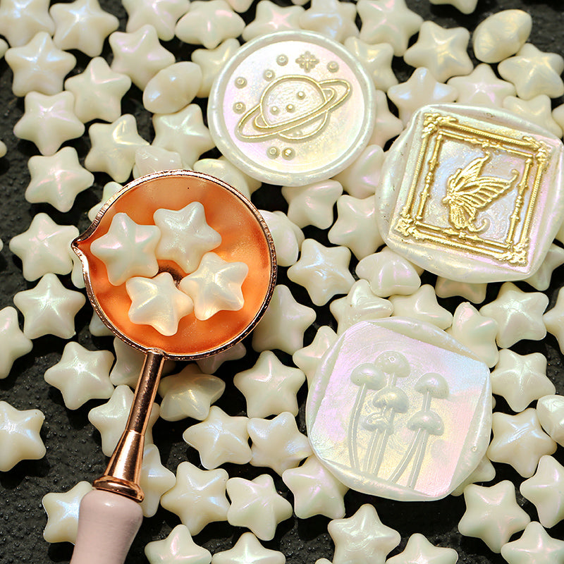 Macaron Color Star Spark Fire Paint Wax Granules Set - ViktaShop
