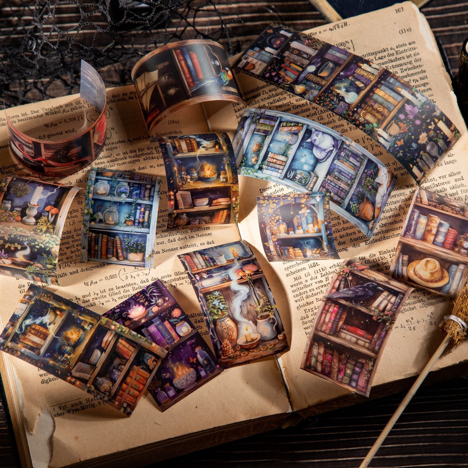 A wonderful day magic bookcase series PET tape 4 cm / 200 cm - Viktashop.com