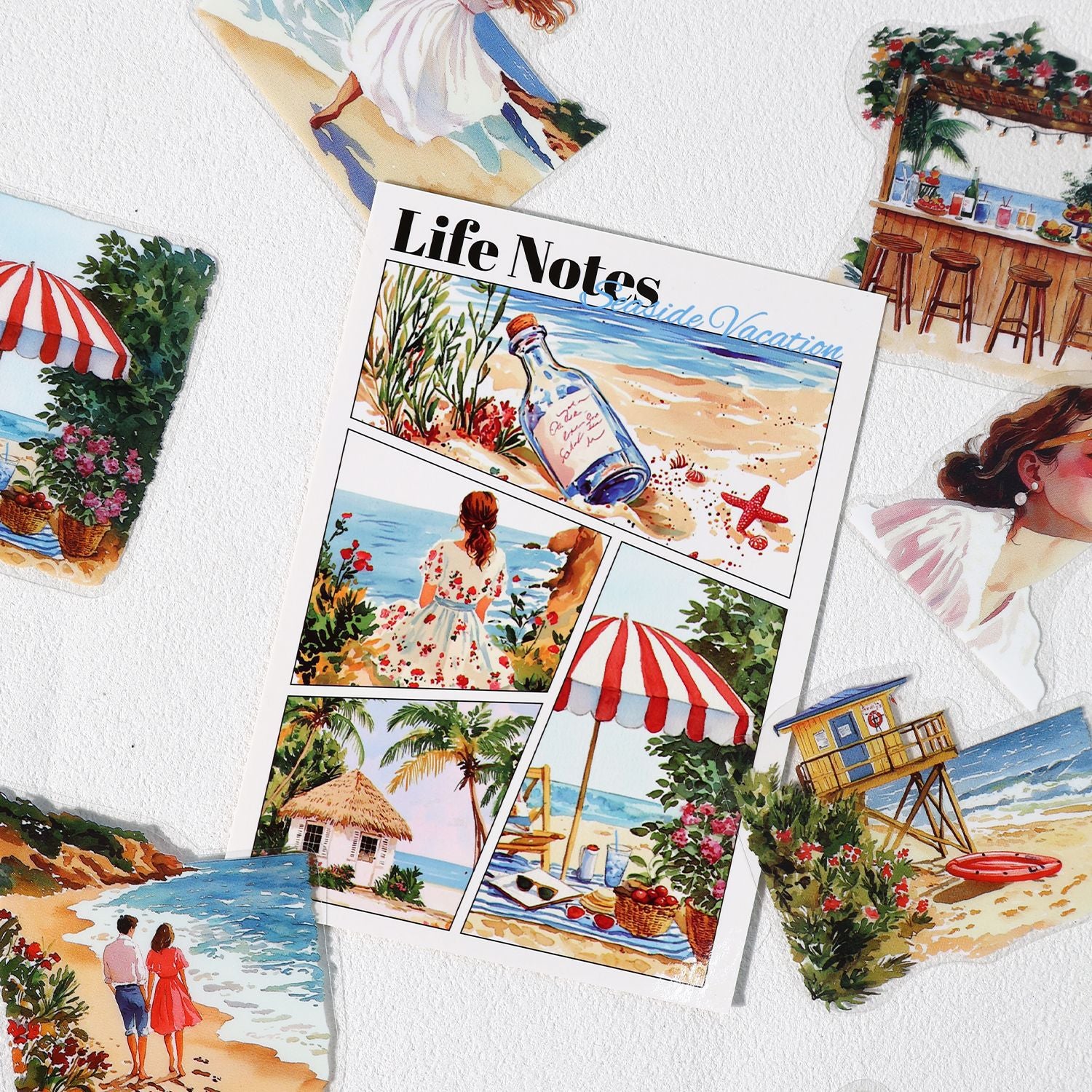 Cross-Border Ancient Forest Pet Sticker Pack Life Notes Series 25 Pieces