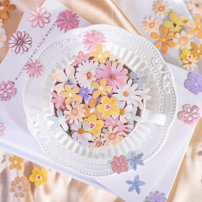 Small Flower Grain Stickers – Floral Theme, 6 Options - ViktaShop