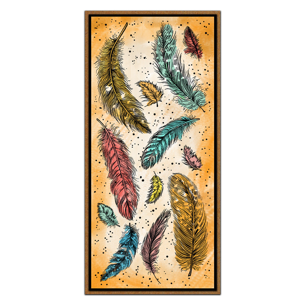 Silicone Transparent Seal, Feather Design for DIY Decoration - ViktaShop
