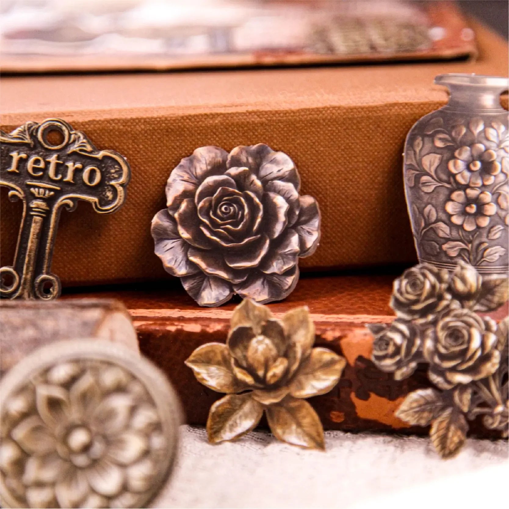 Retro Story Waterproof Sticker Pack – Antique Objects, Vintage Scrapbooking Materials - ViktaShop