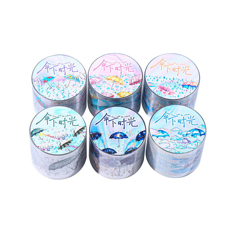 Umbrella Time PET Tape – Laser Silver Series, 6 Options - ViktaShop