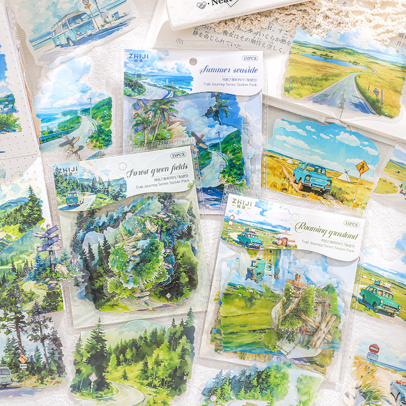 Journey Series PET Stickers - ViktaShop