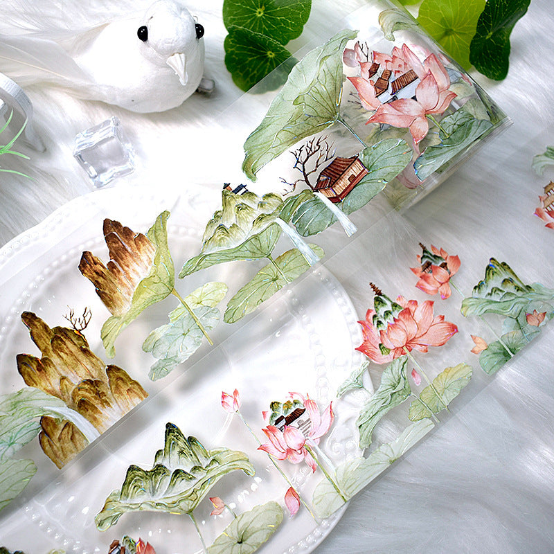 PET Tape - Antique Hand Account Collage DIY Landscaping - 2m - ViktaShop