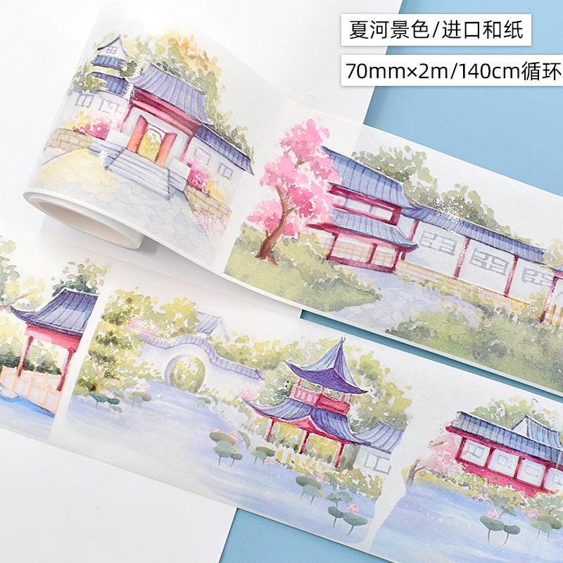 Antique Landscape Building Tape - Special Oil & Paper - 2m - ViktaShop