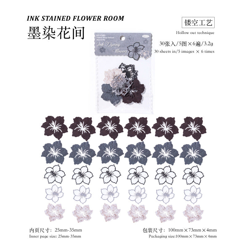 White Kraft Paper Hollow Material - Flower Pickup Serie - ViktaShop