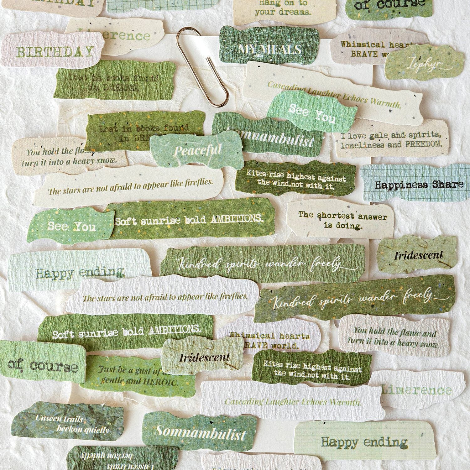 Vintage English Label Sticker, 6 Options - ViktaShop