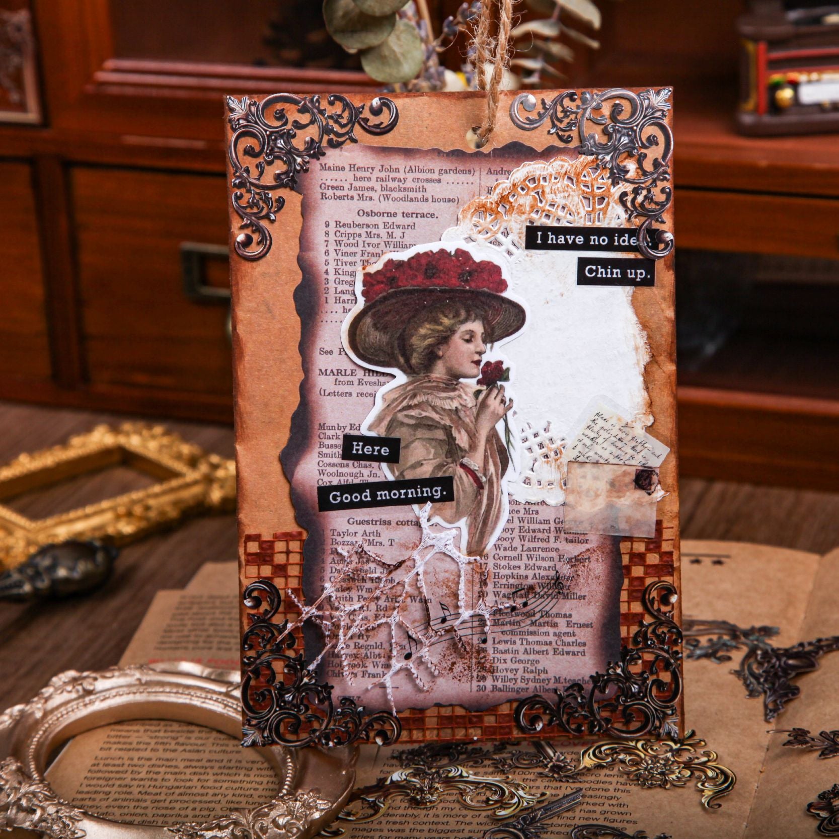 Baroque Corner Stickers – Decorative Frame - ViktaShop