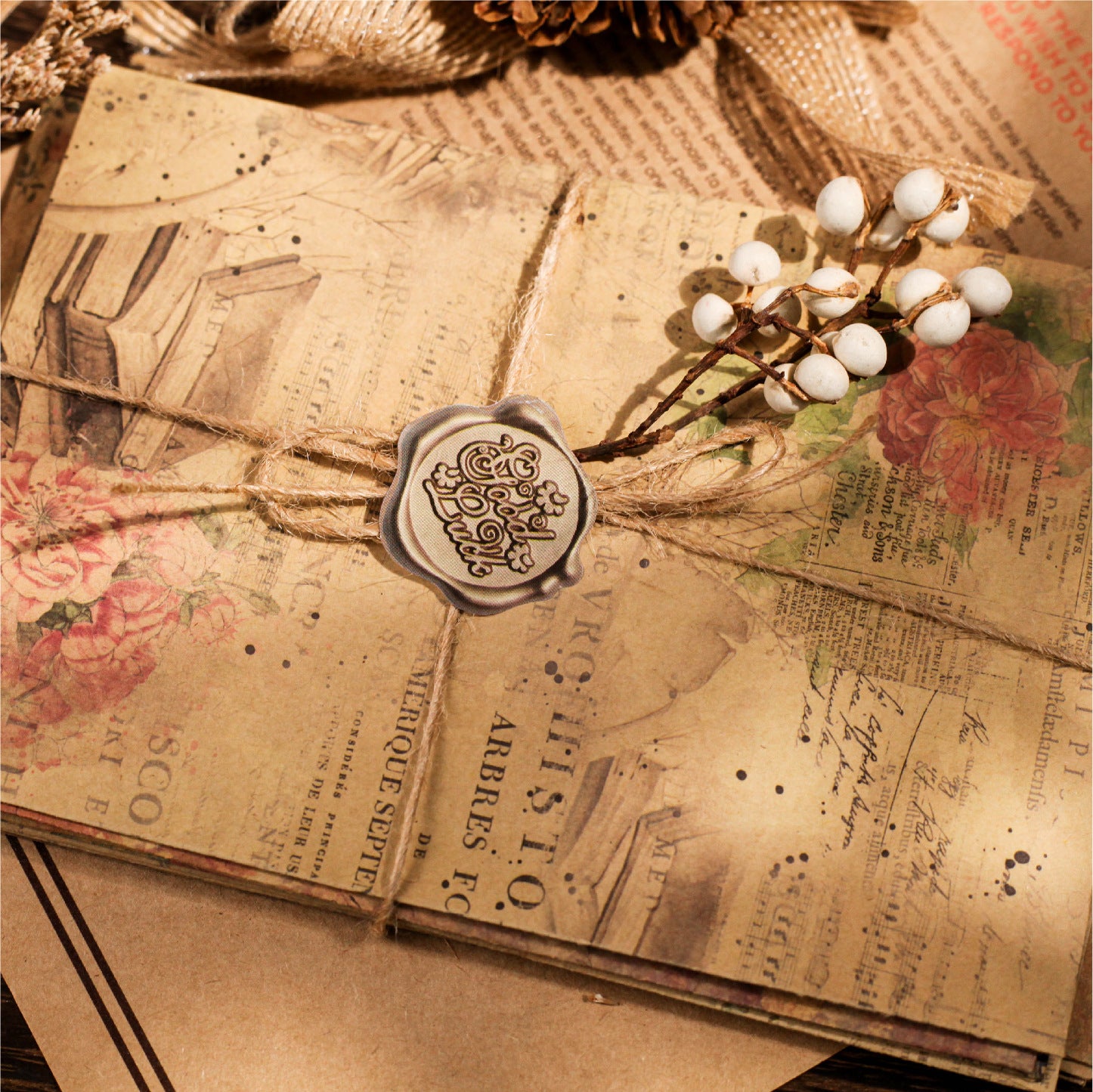 Retro Decorative Simple High-End Feeling Material Envelope Kraft Paper - ViktaShop