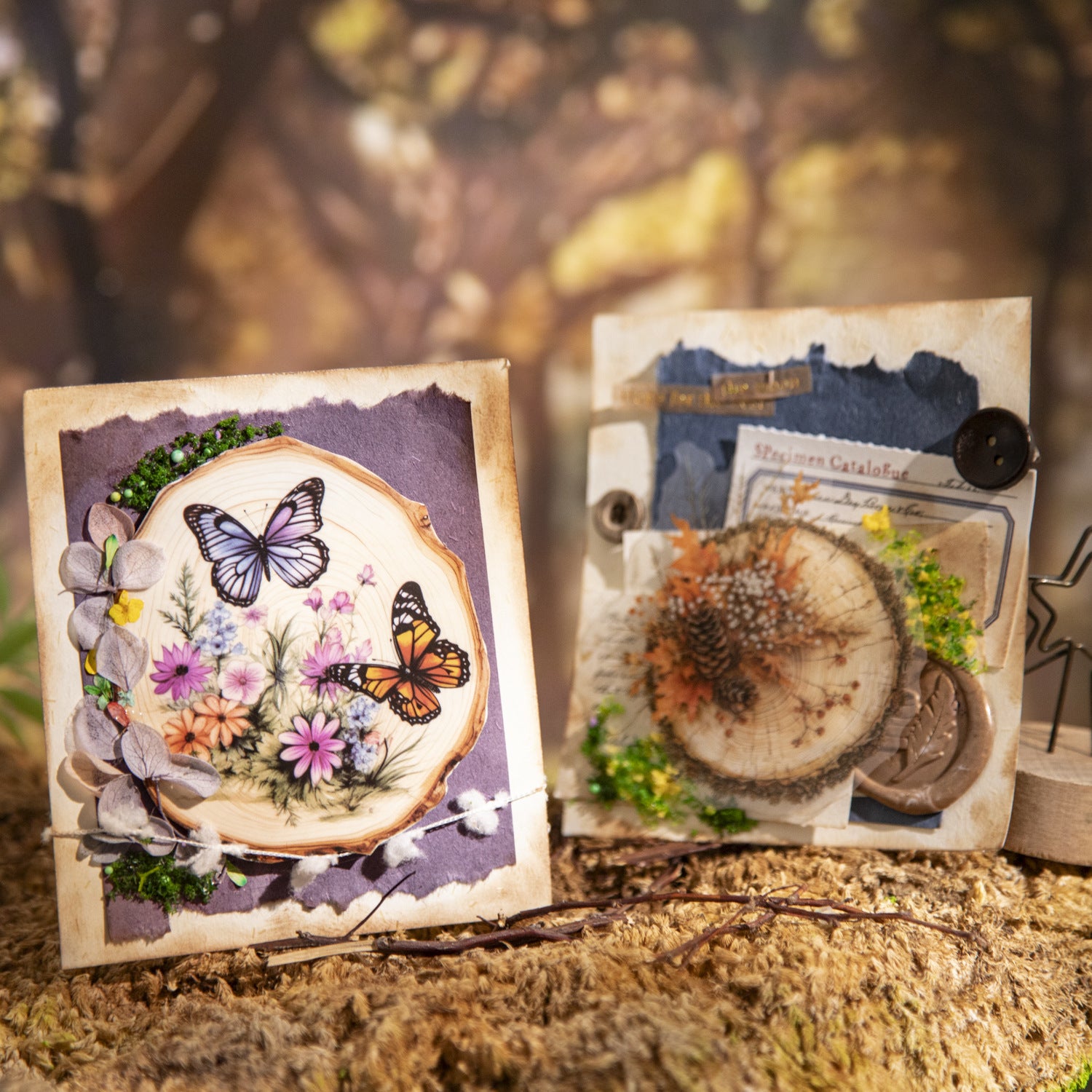 PET Stickers Forest Landscape 10 psc