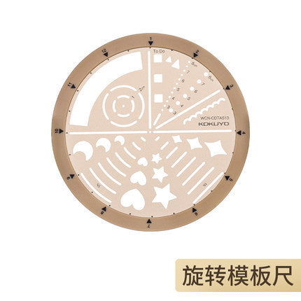 Campus Rotating Template Ruler - Multifunctional Tool - ViktaShop