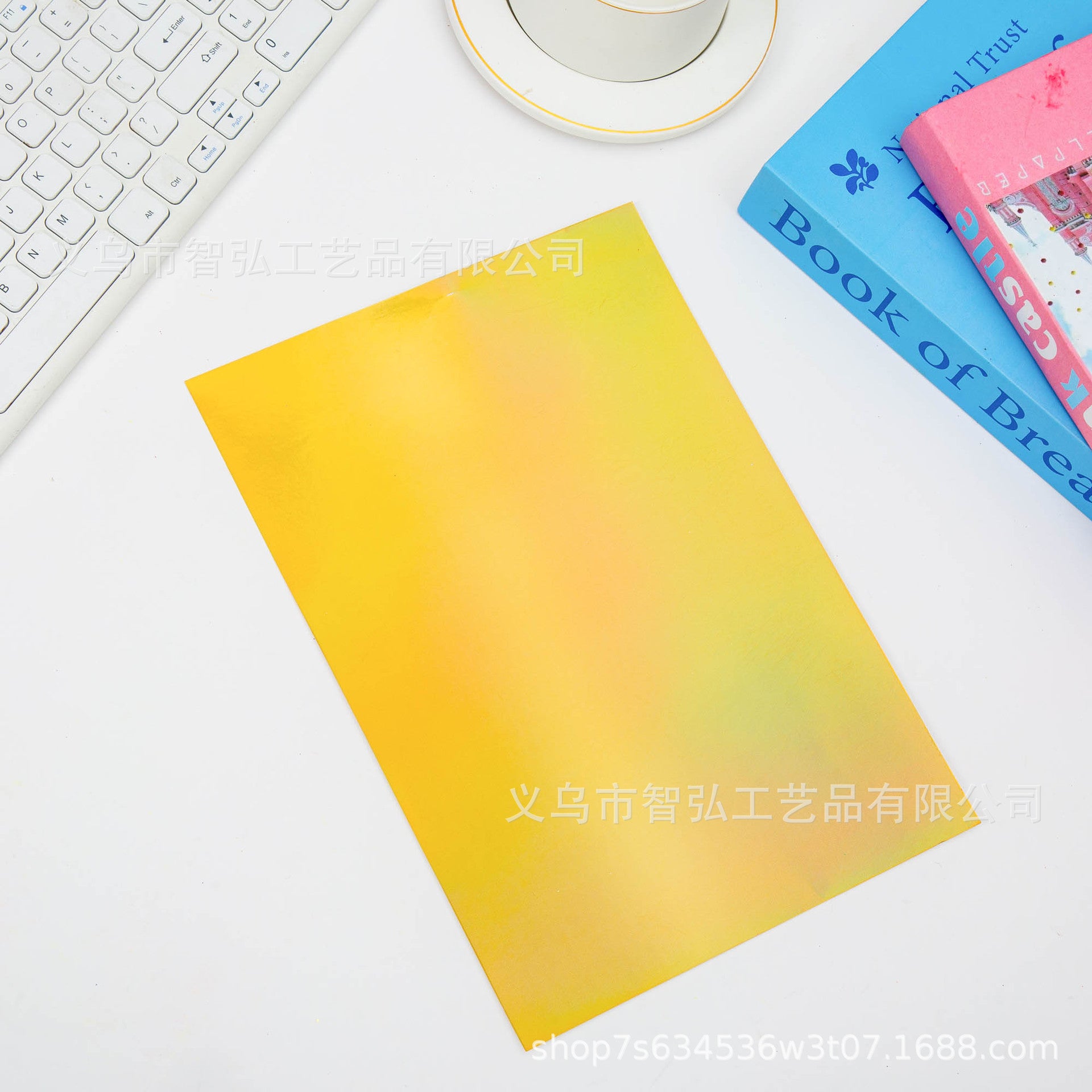 A4 Color Mirror Cardboard – Single-Sided Flash Paper for DIY Crafts, 12 Options - ViktaShop