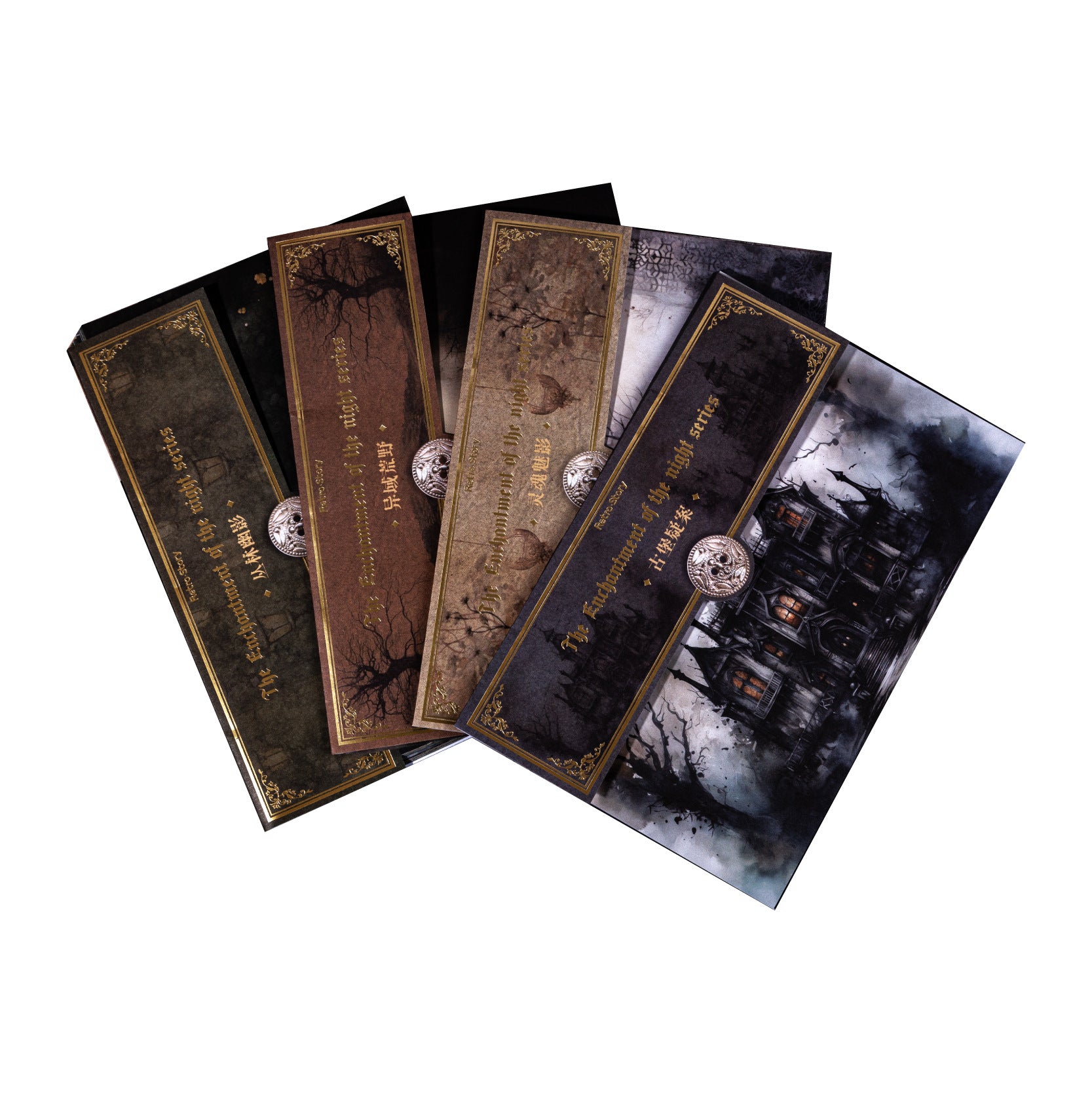 Dark Retro Material Paper, Scrapbooking DIY Decoration Base - ViktaShop