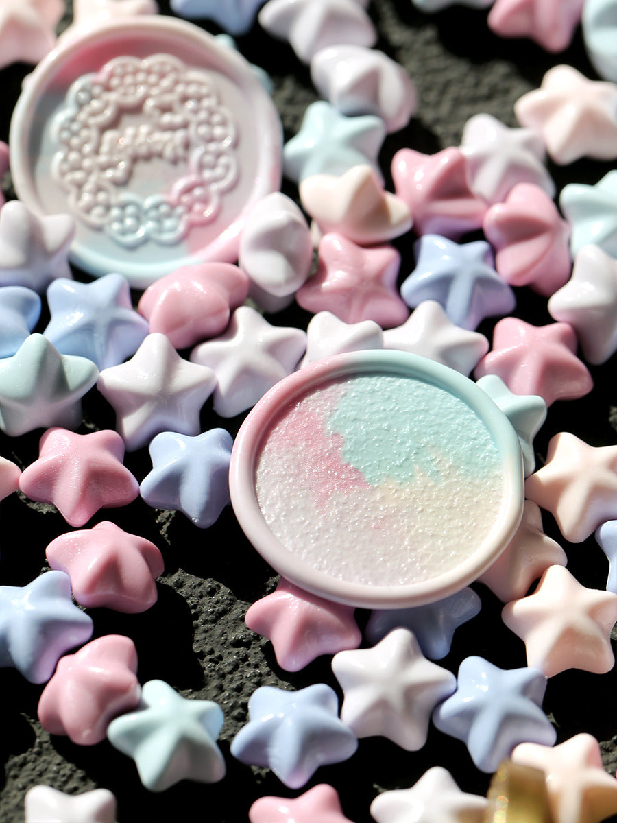 Macaron Color Star Spark Fire Paint Wax Granules Set - ViktaShop