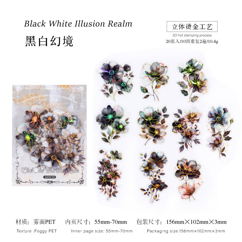 Purple Flower Dream Series - PET Stickers - ViktaShop