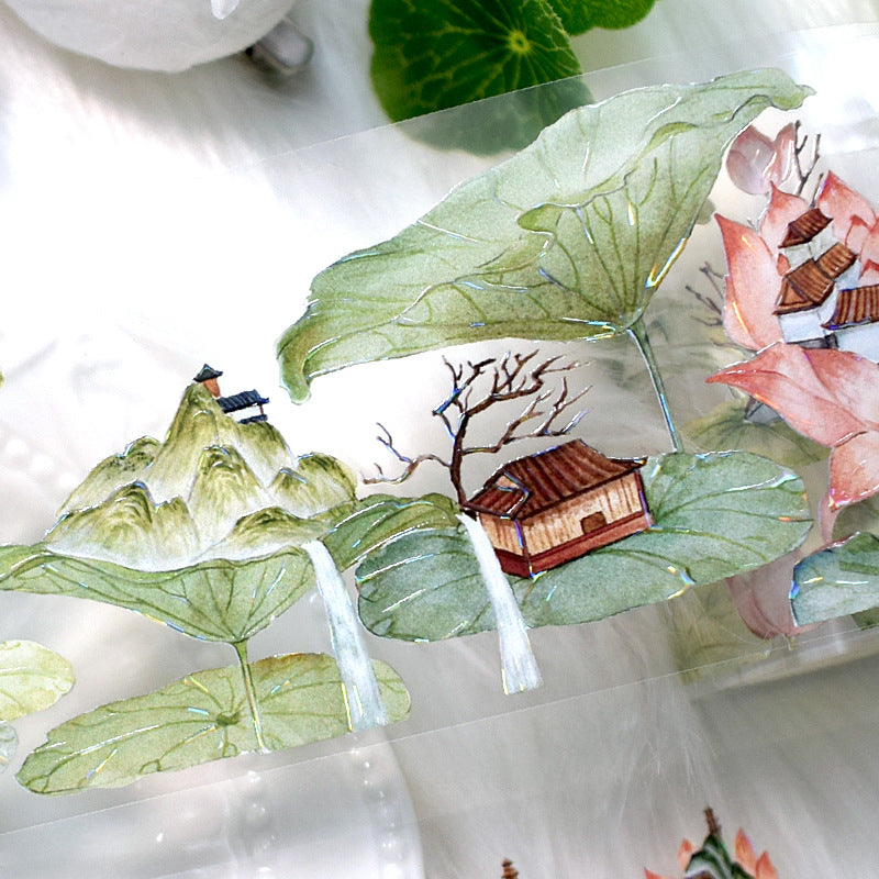 PET Tape - Antique Hand Account Collage DIY Landscaping - 2m - ViktaShop