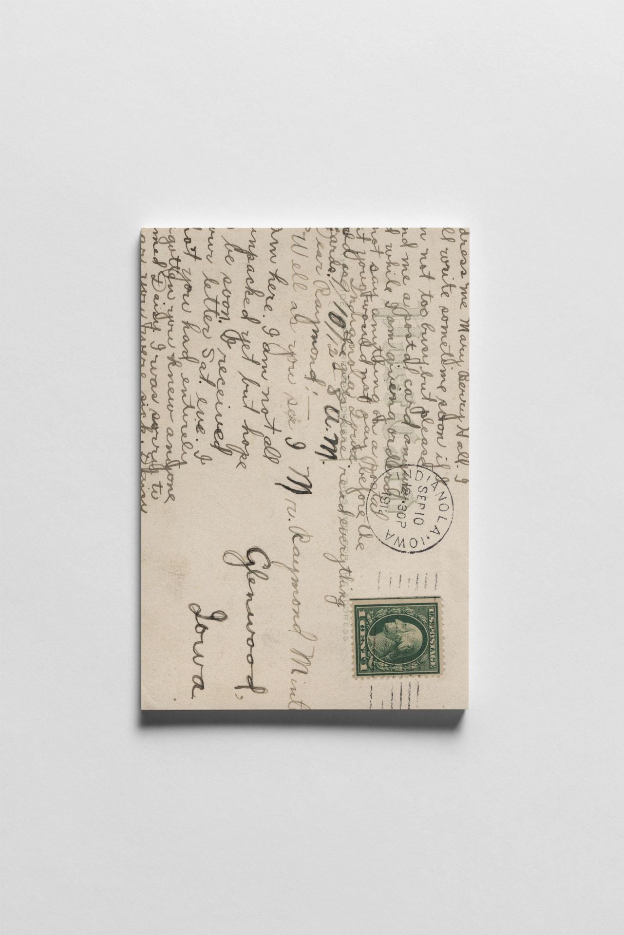 Retro Wall Decoration – Old Paper Card, 6 Options - ViktaShop