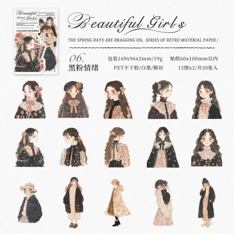 Twilight Heartbeat – PET Die-cut Sticker Pack, 6 Designs - ViktaShop