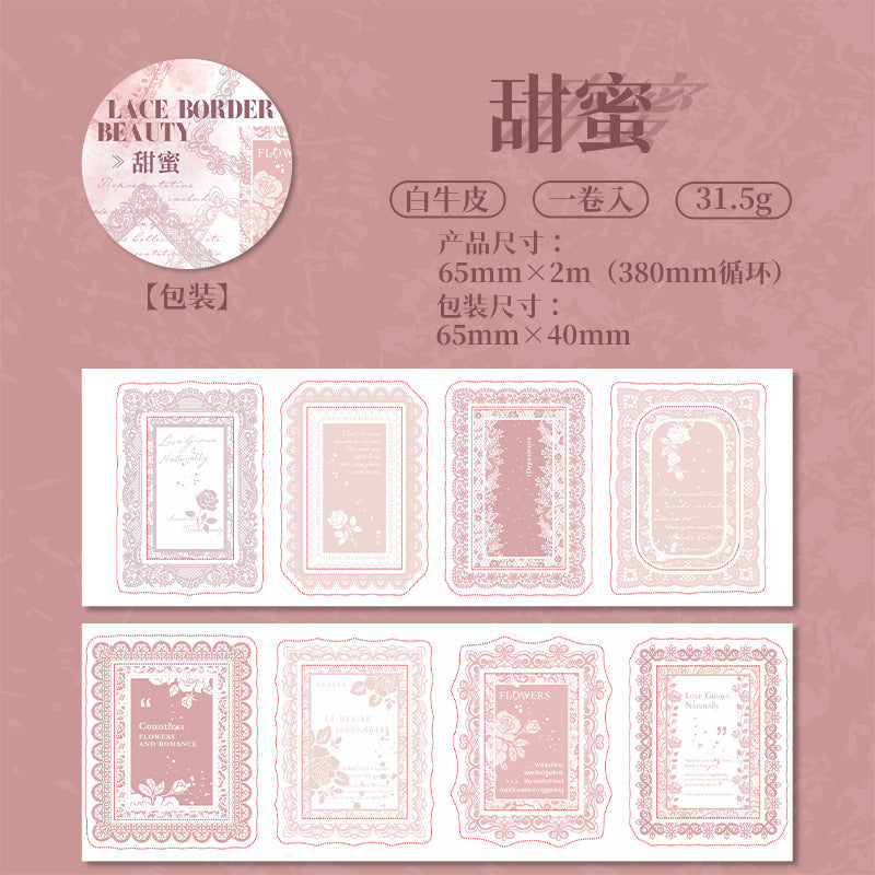 Hand Account Tape - Exquisite Collage Decoration Material, 380mm - ViktaShop