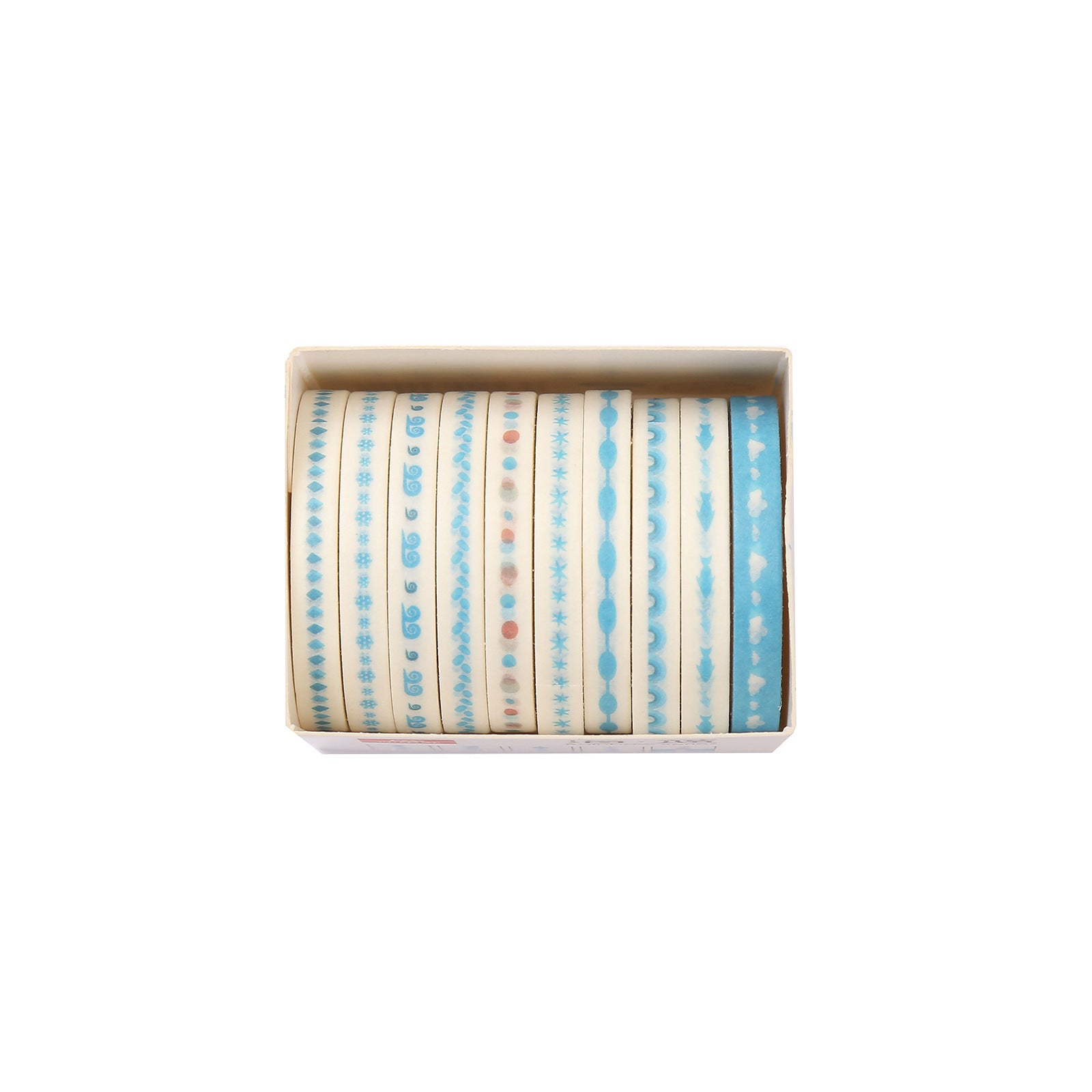 Retro Rainbow Series – Paper Tape, 10 Rolls - ViktaShop