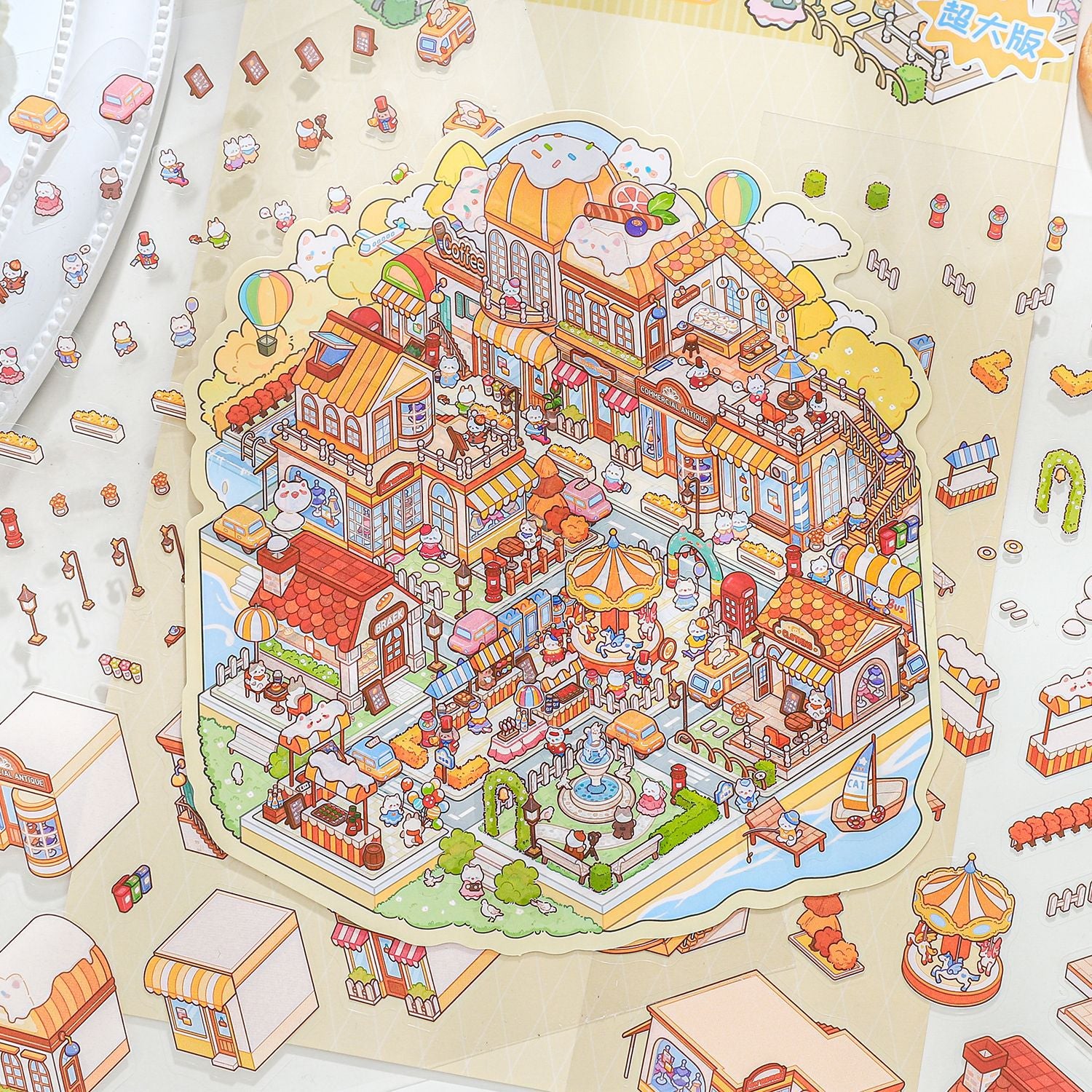 Paper Trace - Miniature Landscape Stickers - ViktaShop