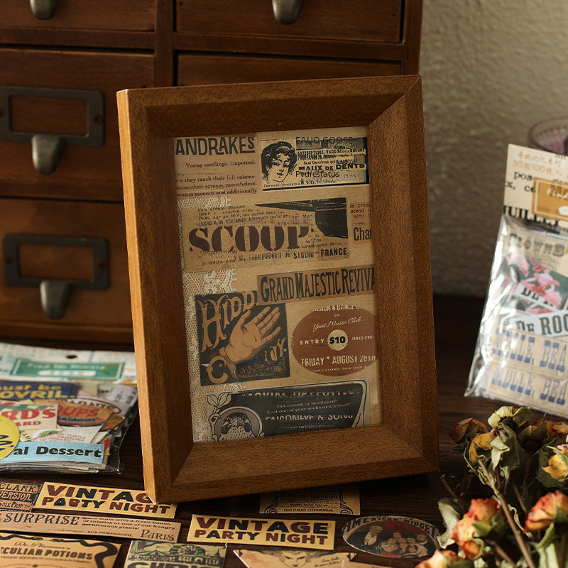 Sticker Bag – Searching Memory Series Retro INS Style, 8 Options - ViktaShop
