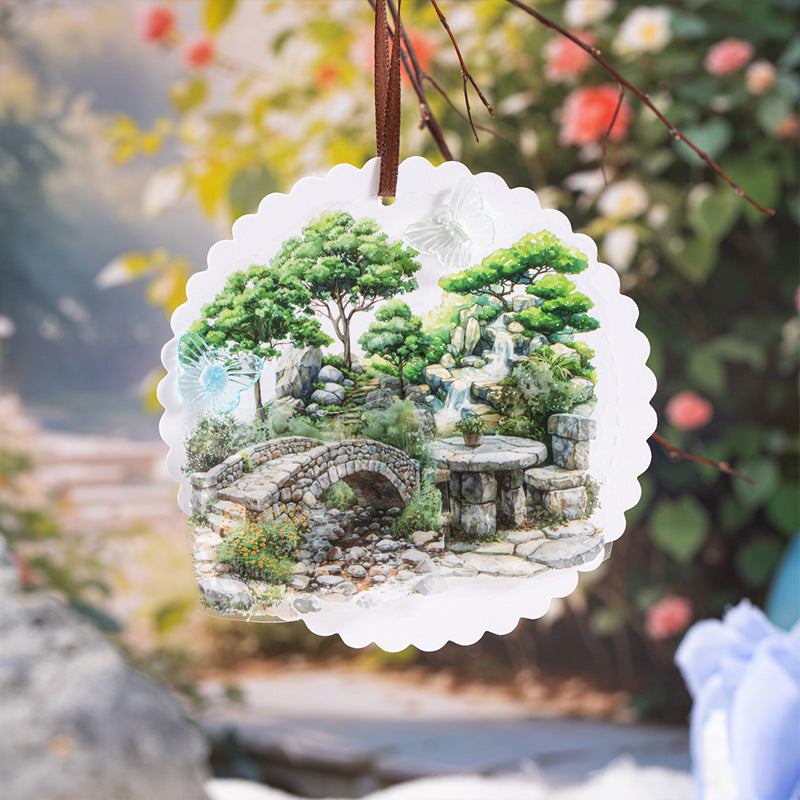 Garden Landscape PET Tape – Stone Small View Series, 2m