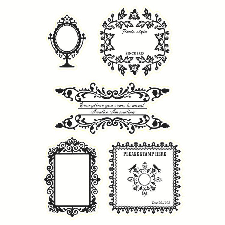 Transparent Silicone Creative Stamp – PVC DIY Seal for Journals & Crafts - ViktaShop
