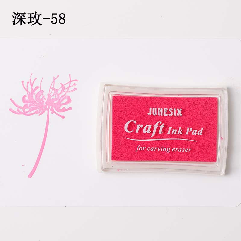 Korean Style 40-Color Ink Pad Set – Thick Sponge for DIY Stamping - ViktaShop