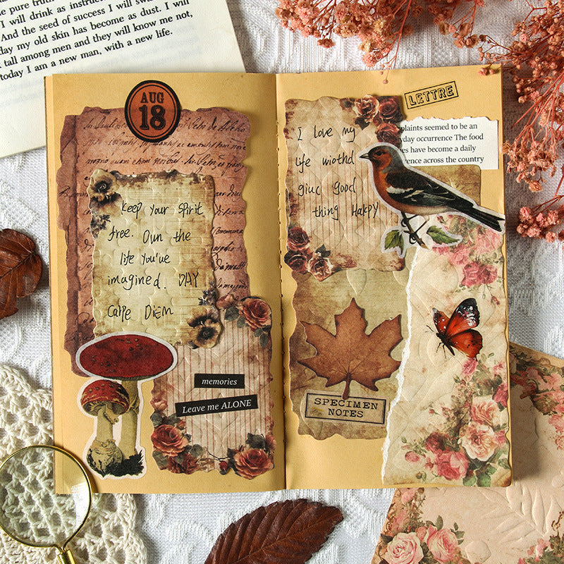 Retro Relief Material Paper - Old Dream Series, 6 Options - ViktaShop