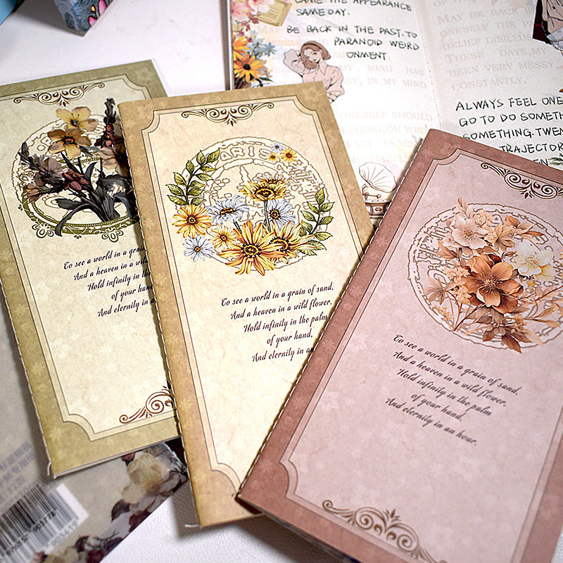 Retro Style DIY Notebook, 11 Options - ViktaShop