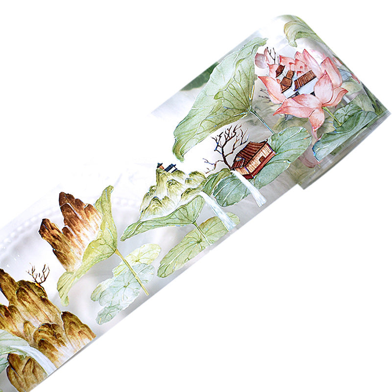 PET Tape - Antique Hand Account Collage DIY Landscaping - 2m - ViktaShop
