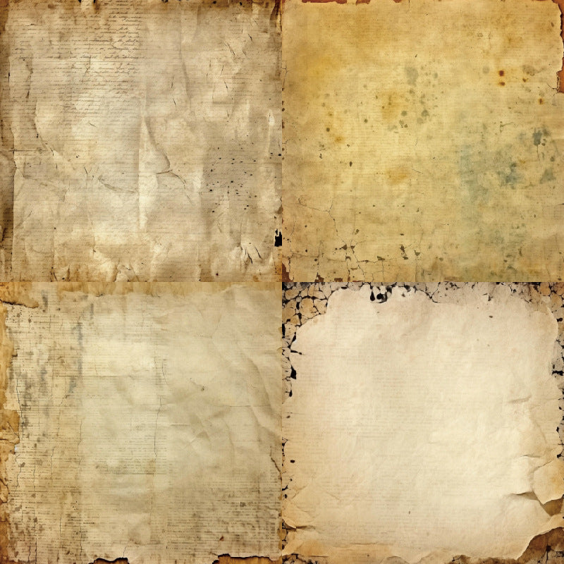 Paper Scraps Background Paper – Single-Sided, 24 Sheets - ViktaShop