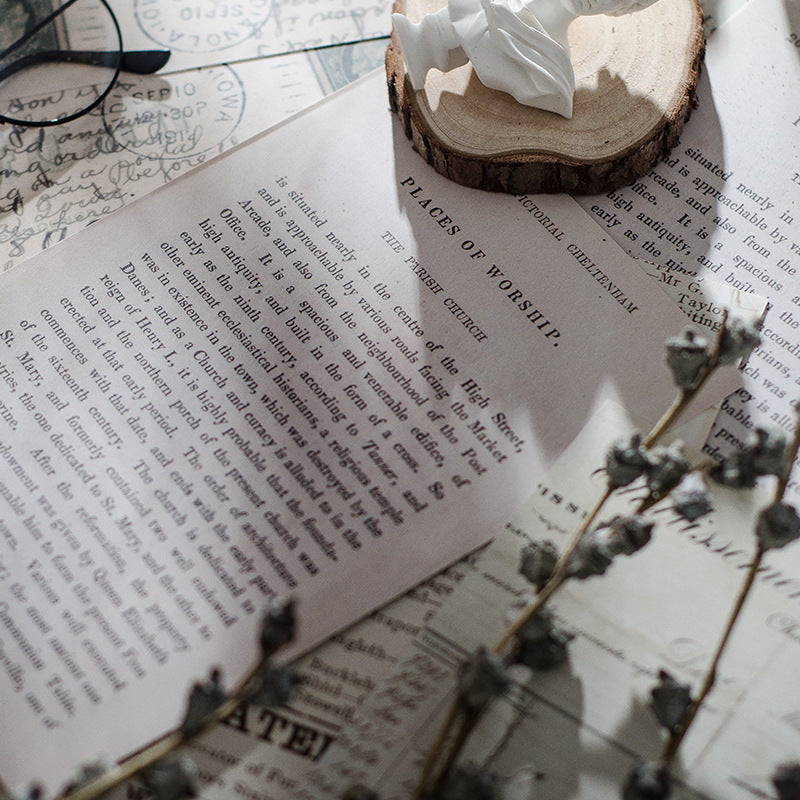 Retro Wall Decoration – Old Paper Card, 6 Options - ViktaShop