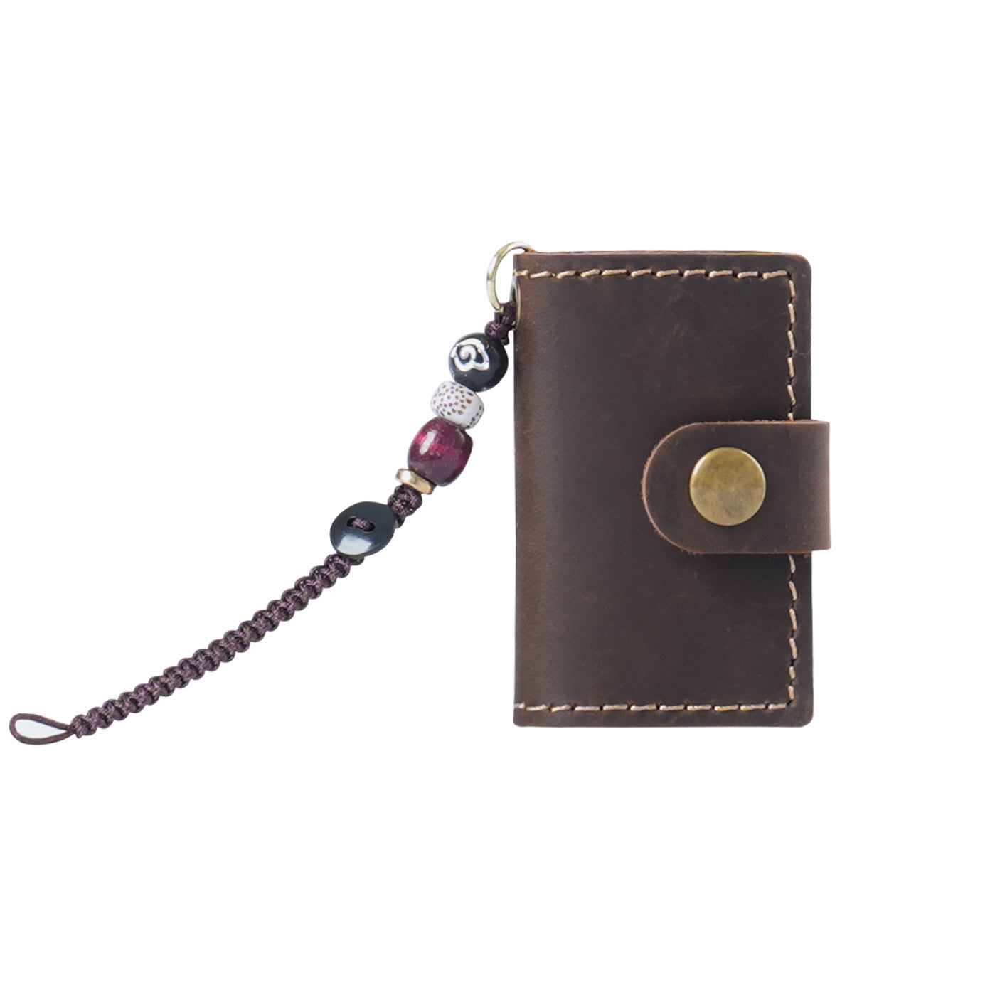 Traveler’s Mini TN Notebook – Handmade Cowhide Pendant - ViktaShop