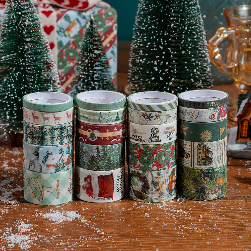 Christmas Valentine's Star Love Song Tape Set – DIY Bronzing Paper Tape - ViktaShop