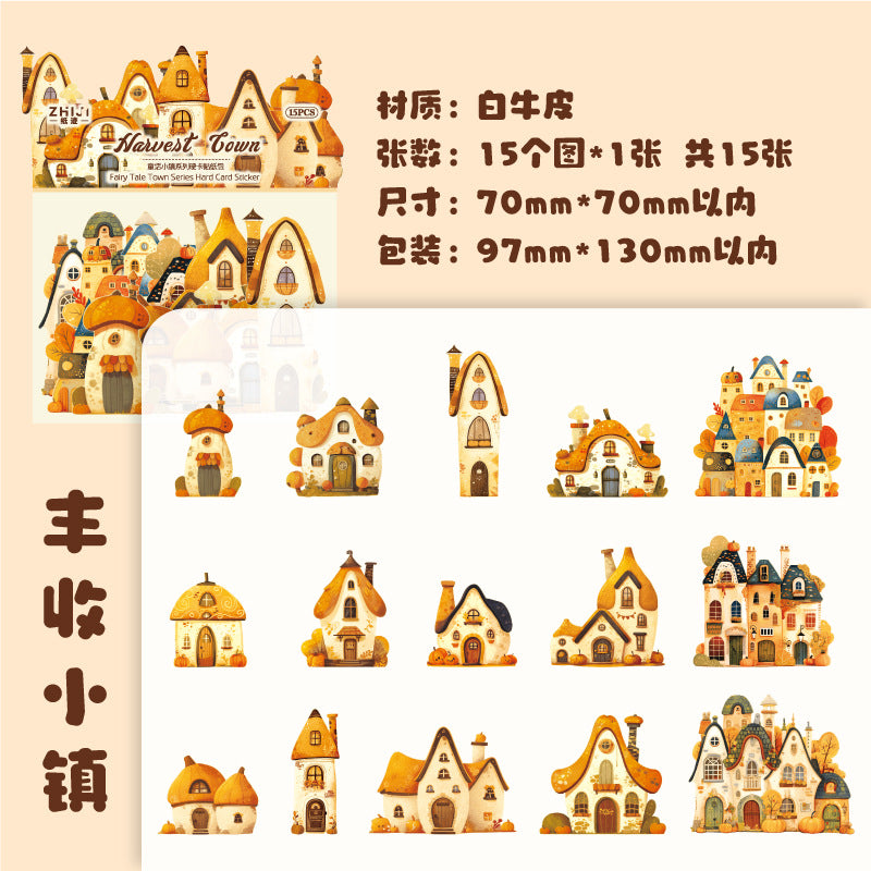 Fairy Tale Town Series Paper Stickers - ViktaShop