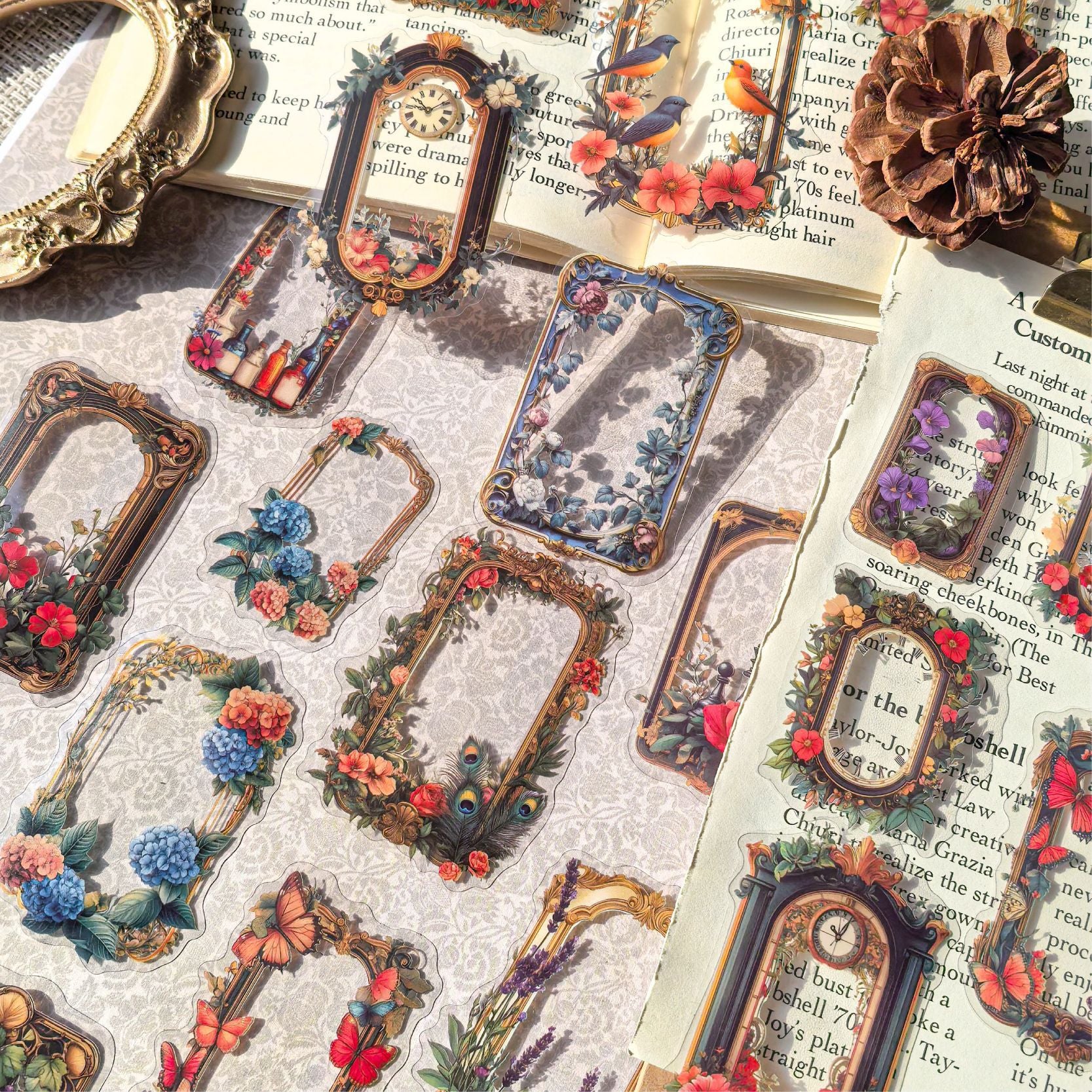 Flower Series Sticker Pack PET - ViktaShop