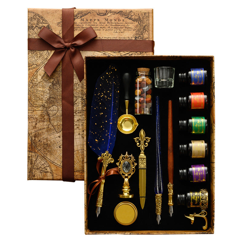 Plaid Fire Paint Seal Head – DIY Novice Retro Constellation Christmas Seal Accessory - ViktaShop
