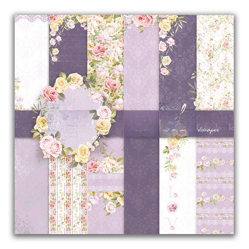 Pattern Paper Photo Album & Junk Journal Background - ViktaShop