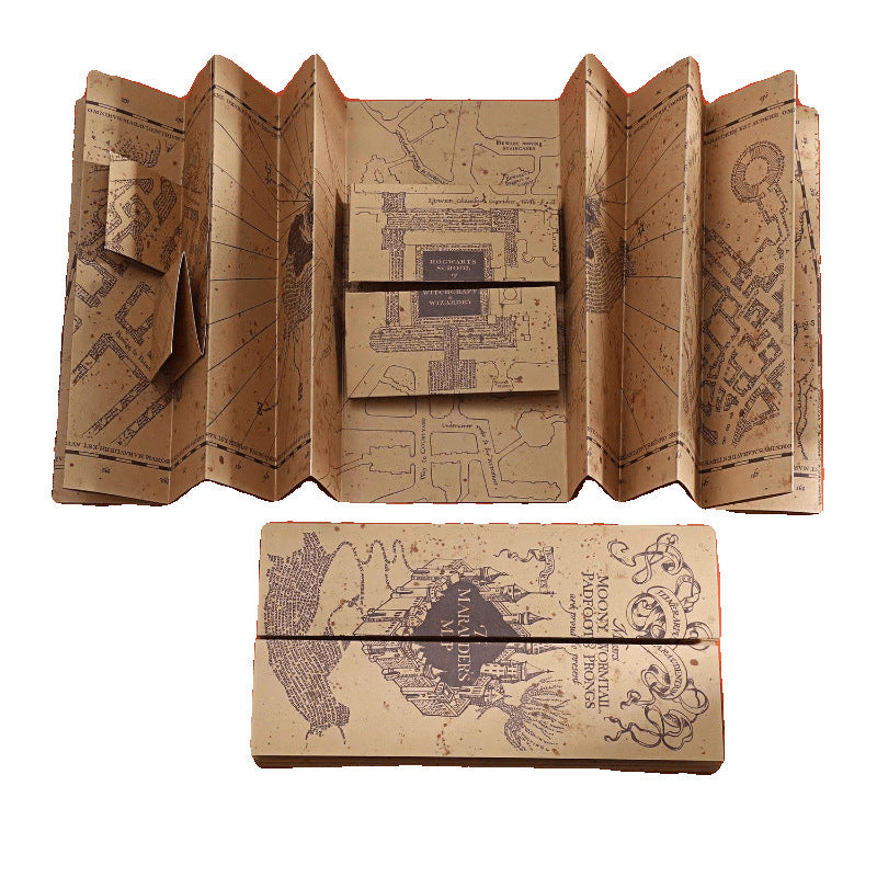 Harry Potte Paper Map set