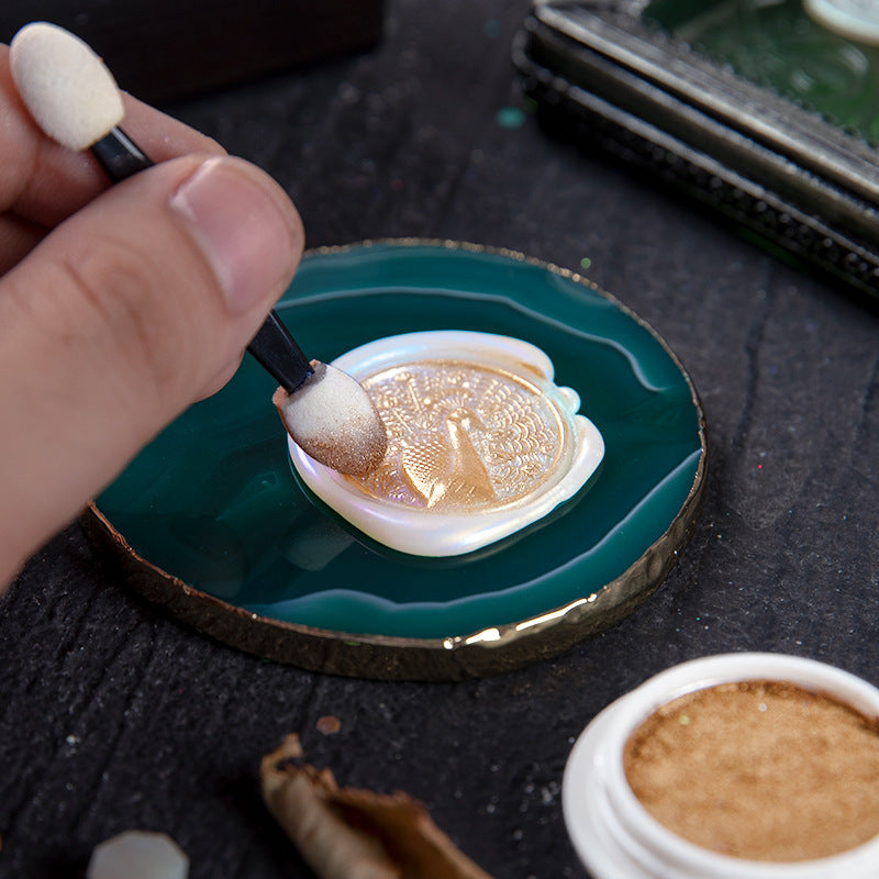 Colored Wax Seal Set – Fire Paint Stamps & Accessories for Invitations & Journals - ViktaShop