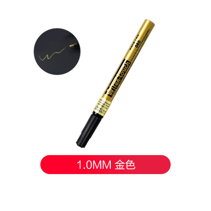 Cherry Blossom White, Gold & Silver Paint Marker Set – High Gloss Art Pens - ViktaShop