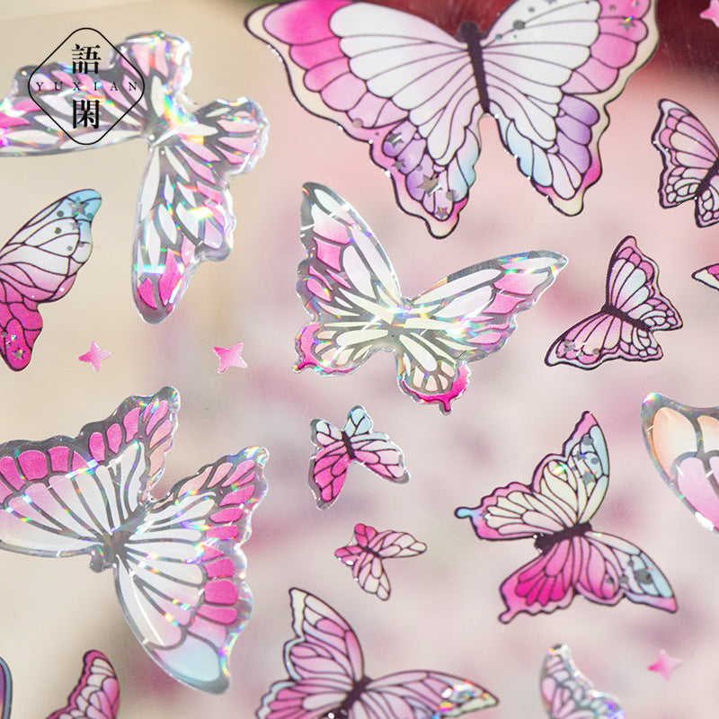 Brilliant Butterfly Series Stickers - ViktaShop
