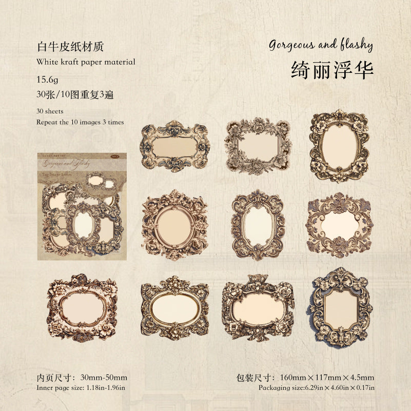 Super White Kraft Paper Labels - Label Pick Light Series, 6 Options - ViktaShop