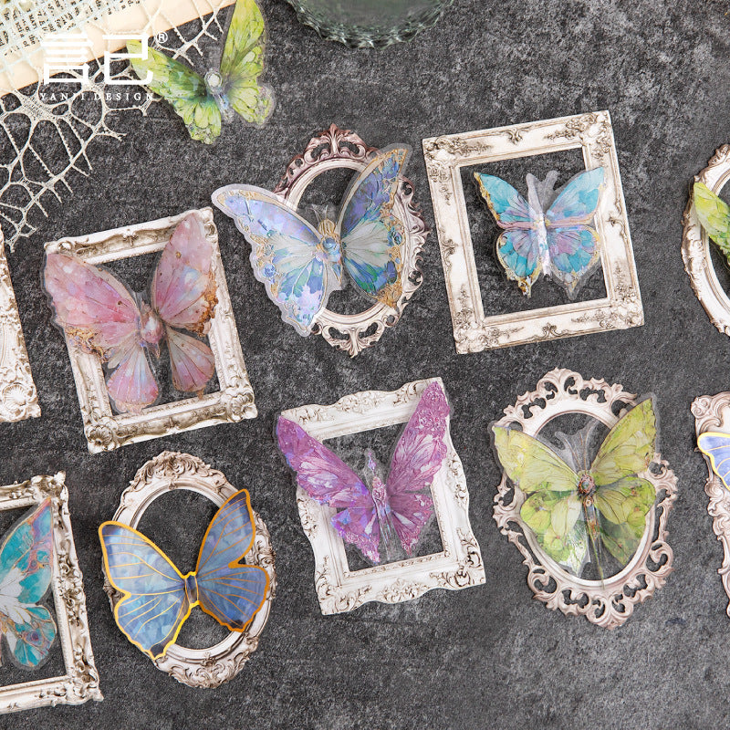 Romantic Flower Collage Cards – 8 Designs - ViktaShop