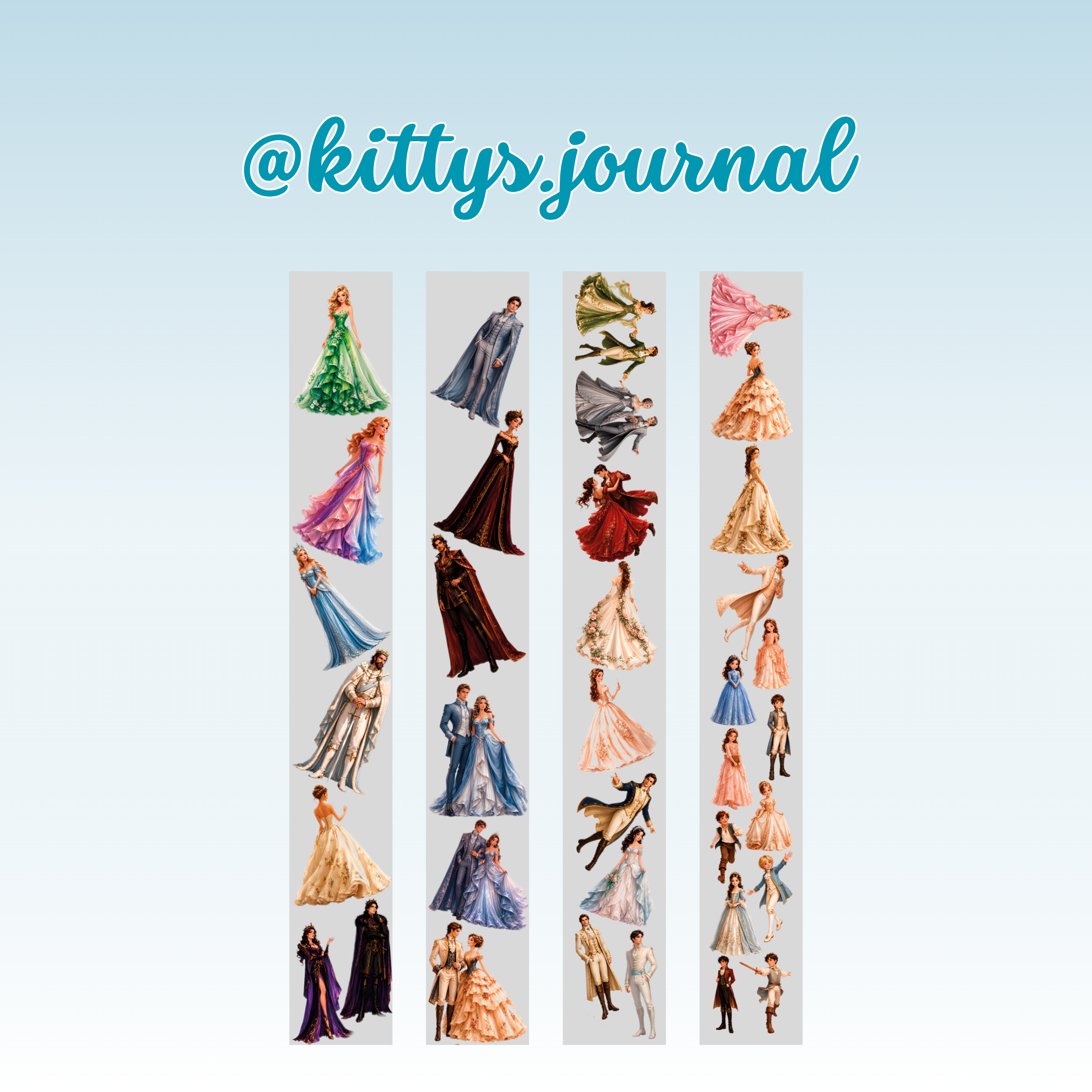 Kittys Journal Princess PET Tape 8cm x 2.5m
