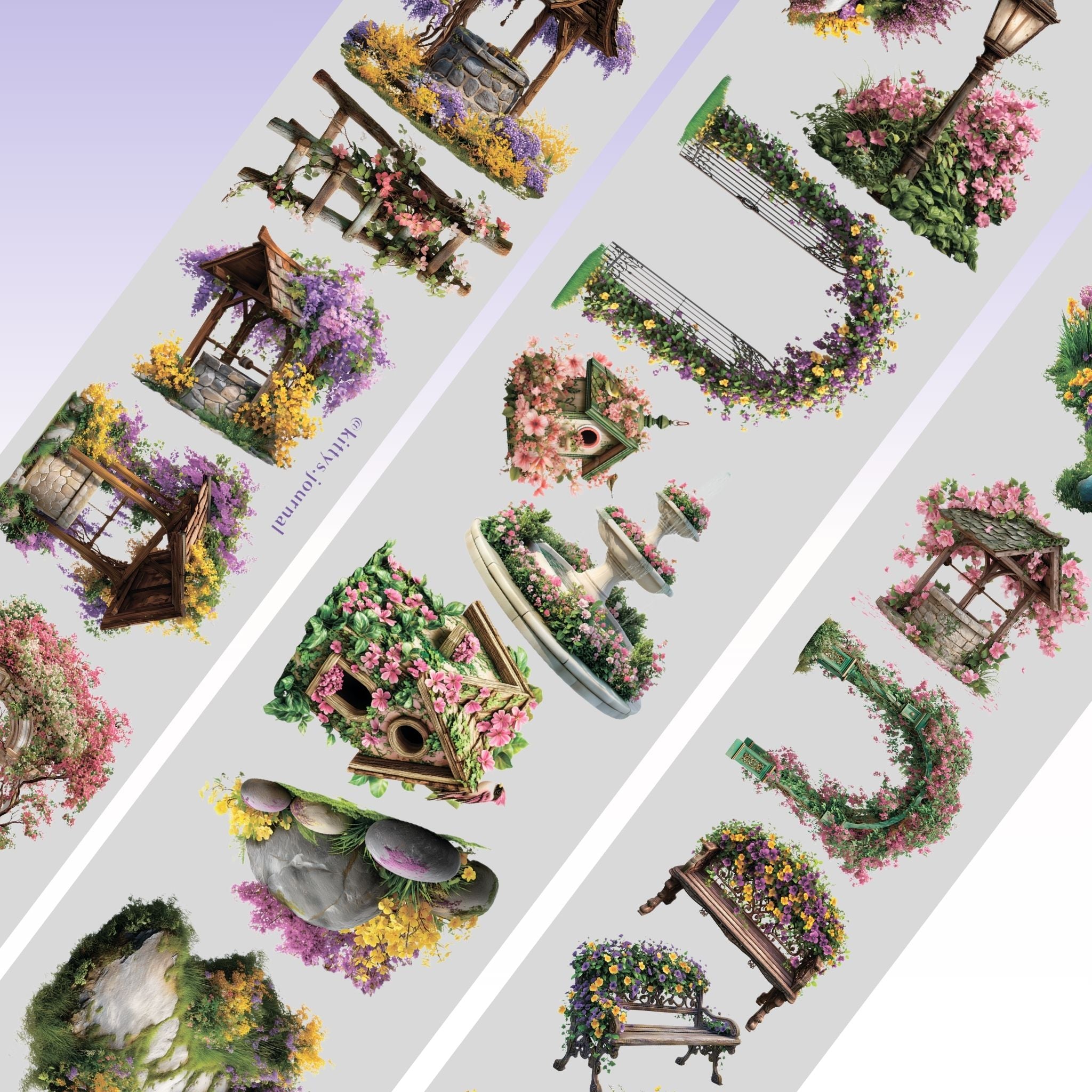 Kittys Journal Spring PET Tape 9cm x1.25m